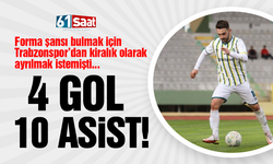 Forma şansı bulmak için Trabzonspor’dan izin istedi! 4 gol 10 asistlik skor katkısı