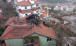 Alevlere teslim olan evde hasar gün yüzüne çıktı