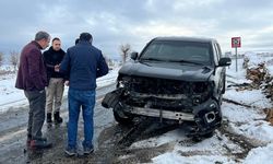 Hani Belediye Başkanı Lale, aracıyla kaza yaptı