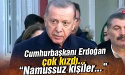 Cumhurbaşkanı Erdoğan çok kızdı 'Haysiyetsiz, namussuz kişiler...'