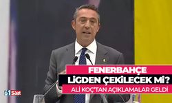 Fenerbahçe ligden çekilecek mi? Ali Koç net konuştu