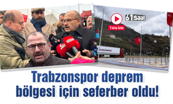 Trabzonspor'un yardım TIR'ları yola çıktı