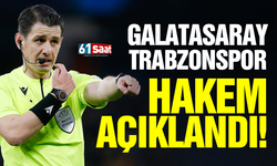 Galatasaray - Trabzonspor maçının hakemi açıklandı!