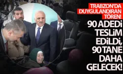 Trabzon'da duygulandıran tören.. 90 adet Akülü Engelli Araç dağıtımı yapıldı...