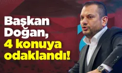 Trabzonspor'da başkan Doğan, 4 konuya odaklandı!