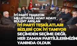 İYİ Parti Trabzon Milletvekili aday adayı Bülent Arslan, 18 ilçede çalışmalarda bulundu!