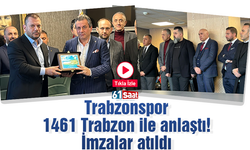Trabzonspor, 1461 Trabzon ile anlaştı! İmzalar atıldı