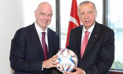 Cumhurbaşkanı FIFA Başkanı'nı kabul etti
