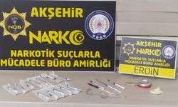 Bahçe arasında uyuşturucu kullanırken polise yakalandılar