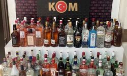 Didim’de 110 şişe bandrolsüz içki ele geçildi