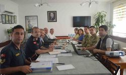 Marmaris’te yangınla mücadele komisyon toplantısı yapıldı