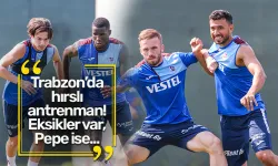 Trabzonspor'da hırslı antrenman! Eksikler var, Pepe ise...