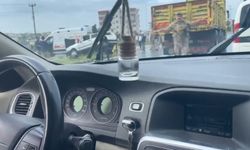 Kamyon ile otomobil çarpıştı: 2 yaralı