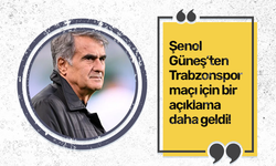Şenol Güneş'ten Trabzonspor maçı için bir açıklama daha geldi!