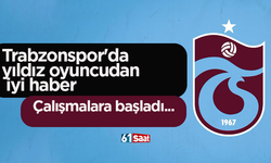 Trabzonspor'da yıldız oyuncudan iyi haber