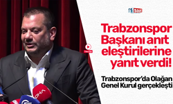 Trabzonspor Başkanı Ertuğrul Doğan şampiyonluk anıtı eleştirilerine yanıt verdi!