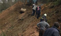 Trabzon’da içme suyu isale hattı çalışması sırasında göçük: 1 ölü