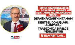 Dernekpazarı Belediye Başkanı Dr. Mehmet Aşık’tan heyecanlandıran proje…