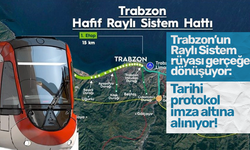 Trabzon’un Raylı Sistem rüyası gerçeğe dönüşüyor: Tarihi protokol imza altına alınıyor!
