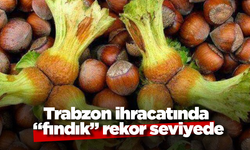 Trabzon ihracat rakamlarında "fındık" rekor kırdı