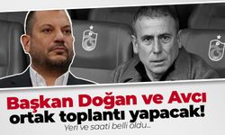 Trabzonspor Başkan Doğan ve Abdullah Avcı ortak toplantı düzenliyor