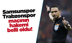 Samsunspor Trabzonspor maçının  hakemi  belli oldu!
