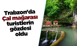 Trabzon'da Çal mağarası turistlerin gözdesi oldu