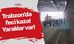 Trabzon'da feci kaza! Yaralılar var!