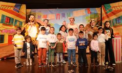 Akçaabat'ta çocuk tiyatroları şenliği sona erdi!