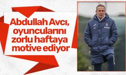 Abdullah Avcı, oyuncularını zorlu haftaya motive ediyor
