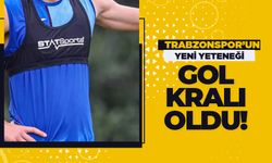 Trabzonspor'un yeni yeteneği gol kralı oldu