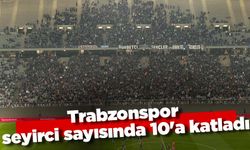 Trabzonspor seyirci sayısında 10'a katladı
