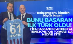 Trabzonspor’un Scout Şefinden büyük başarı! FİFA Başkanına da Trabzonspor...