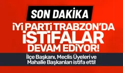İYİ Parti Trabzon'da İlçe Başkanı, yönetimi, meclis üyeleri, mahalle başkanları istifa etti!
