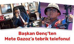Başkan Genç'ten Şampiyon Mete Gazoz'a tebrik telefonu