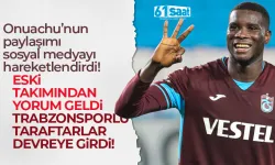Trabzonspor'un yıldızı Onuachu'nun paylaşımı sosyal medyayı hareketlendirdi!