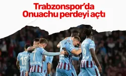 Trabzonspor’da Onuachu perdeyi açtı
