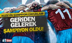 Trabzonspor Samsunspor'u devirerek şampiyon oldu
