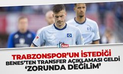 Trabzonspor'un istediği Benes'ten transfer sorusuna yanıt geldi!