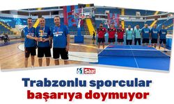 Trabzonlu sporcular başarıya doymuyor