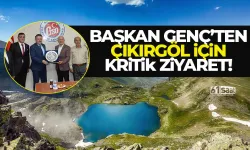 Trabzon Büyükşehir Belediye Başkanı Ahmet Metin Genç'ten Çakırgöl için kritik ziyaret!