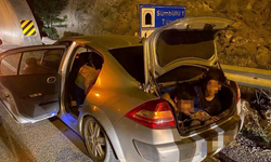 Artvin’de otomobilin bagajından kaçak göçmen çıktı