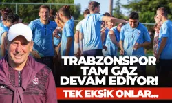 Trabzonspor yoğun tempoda, devam ediyor!