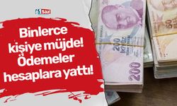 Binlerce kişiye müjde! Ödemeler hesaplara yattı