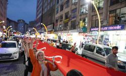 Rize’de 15 Temmuz birlik ve beraberlikle anıldı