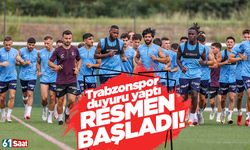 Trabzonspor duyuruyu yaptı! Resmen başladı