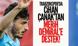 Trabzonsporlu Cihan Çanak'tan, Merih Demiral'a destek... Bozkurt yaptı..