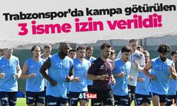 Trabzonspor'da 3 oyuncuya takım bulmaları için izin verildi