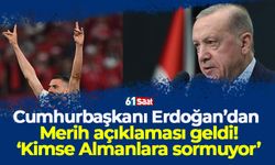 Cumhurbaşkanı Erdoğan'dan Merih Demiral açıklaması! 'Kimse Almanlara kartal var diyor mu'