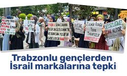 Trabzonlu gençlerden İsrail markalarına tepki